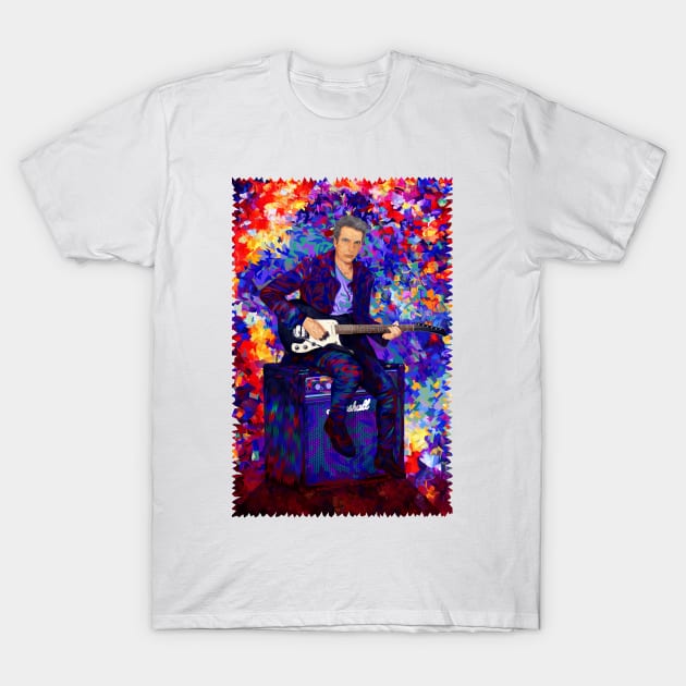 12th Doctor Full color Abstract T-Shirt by Dezigner007